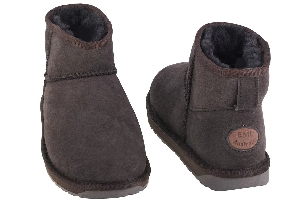 Emu Australia Stinger Micro Schaffell Damen Braune Stiefel