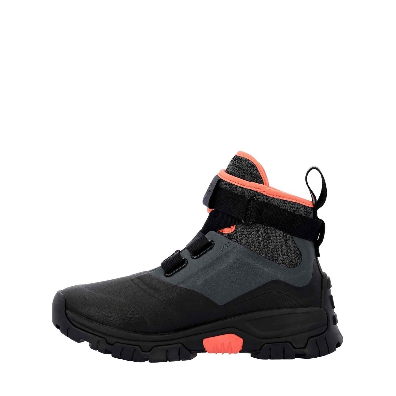 Muck Boots Apex Pac Gummischwarze/Dunkle Schatten-Gummistiefel