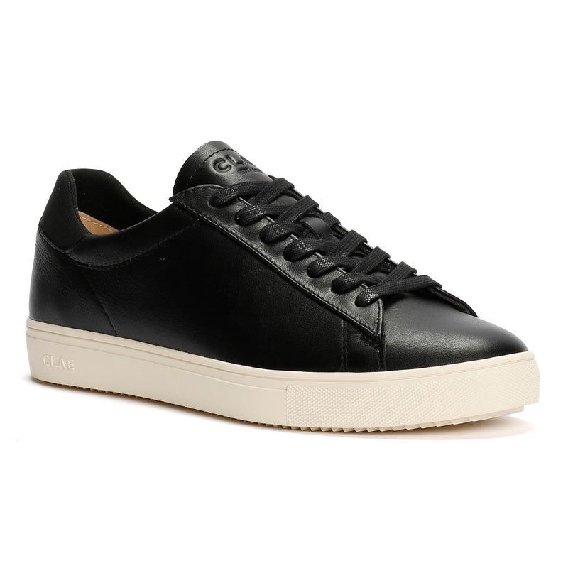 Clae Bradley Herren Schwarz Leder Sneaker