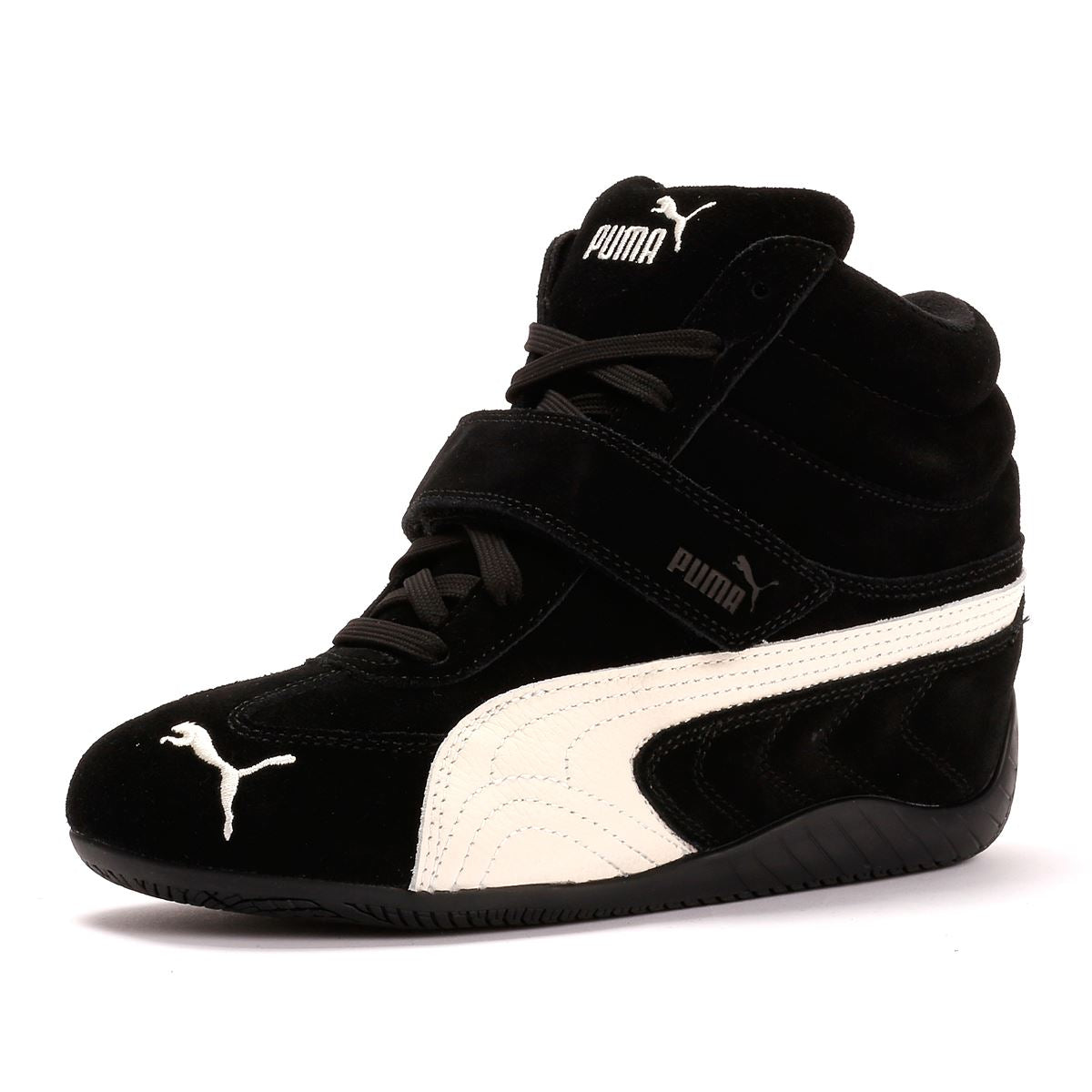 Puma Speedcat Wedge OG Wildleder Damen Schwarz Sneakers
