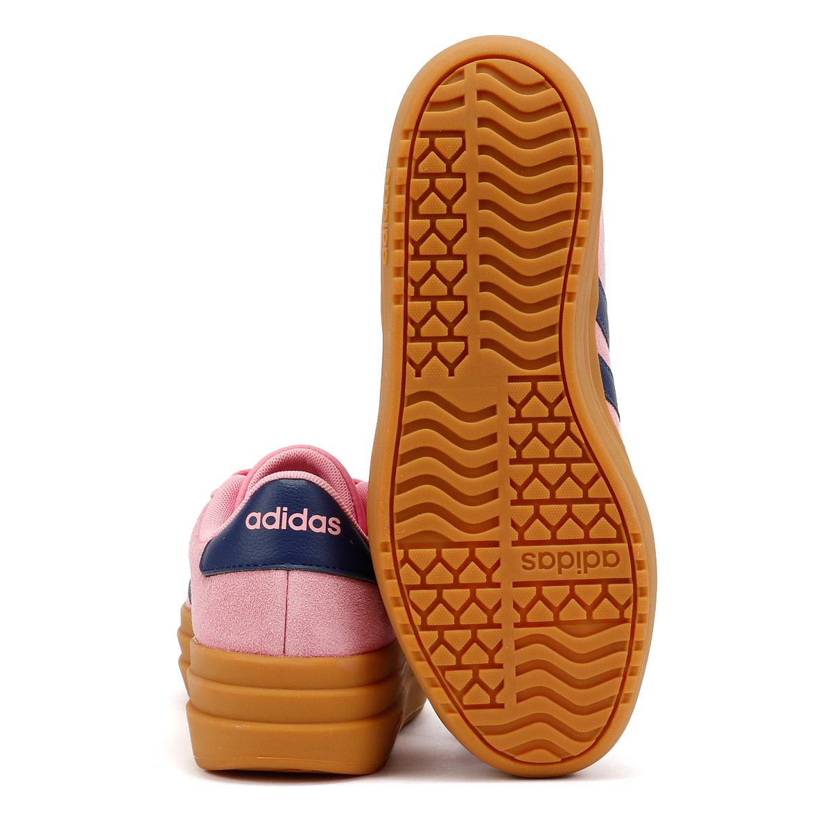 Adidas VL Court Bold Damen Sneaker Aus Rosa Leder