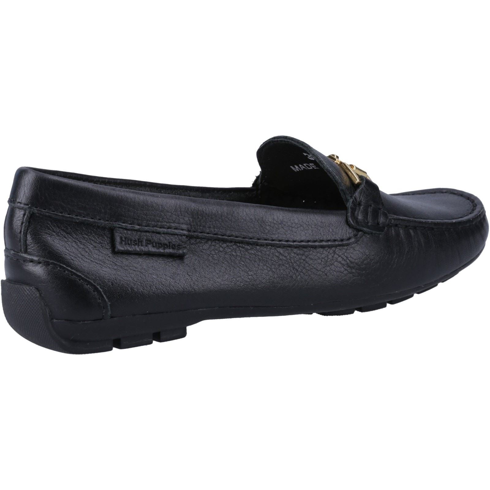 Hush Puppies Eleanor Damen Schwarze Farbe Lederloafer