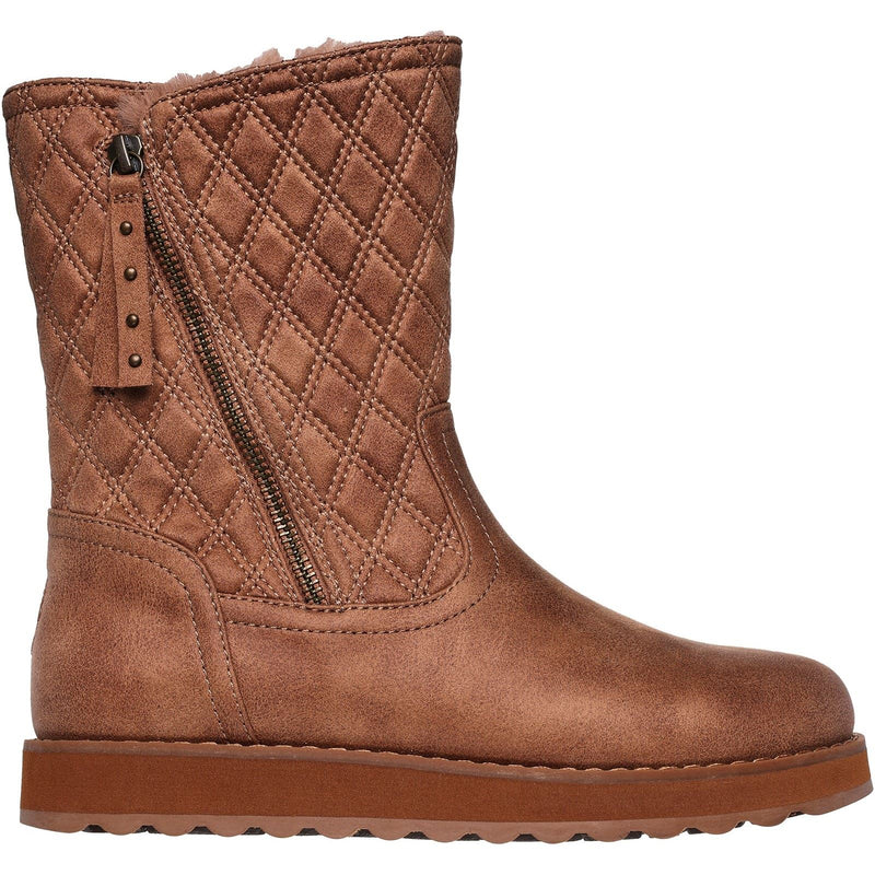Skechers Keepsakes 2.0 Morning Walks Textile Damen Kastanienbraune Stiefel