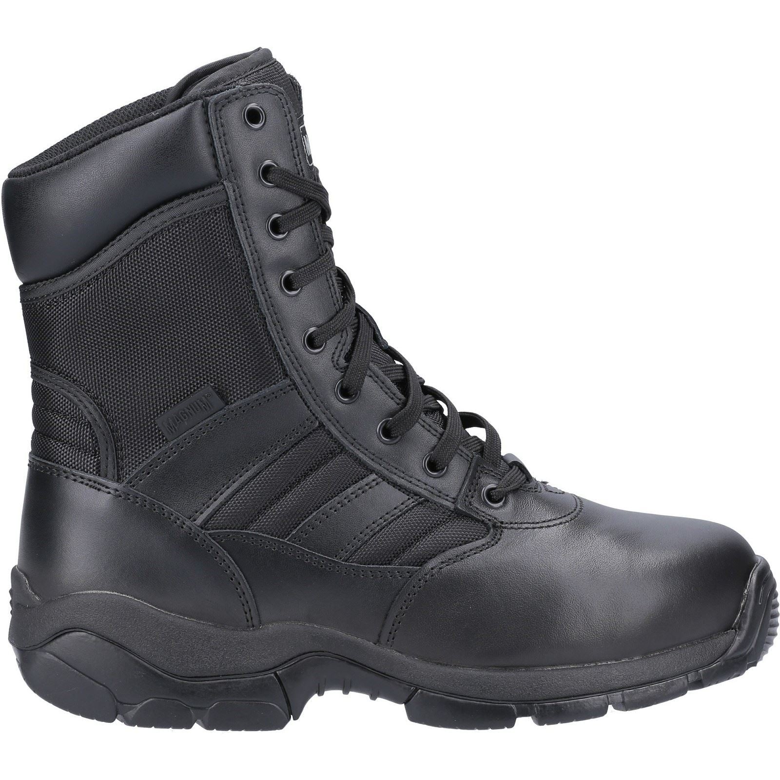 Magnum Panther Acht Komma Null St Leder Schwarz Sicherheitsstiefel