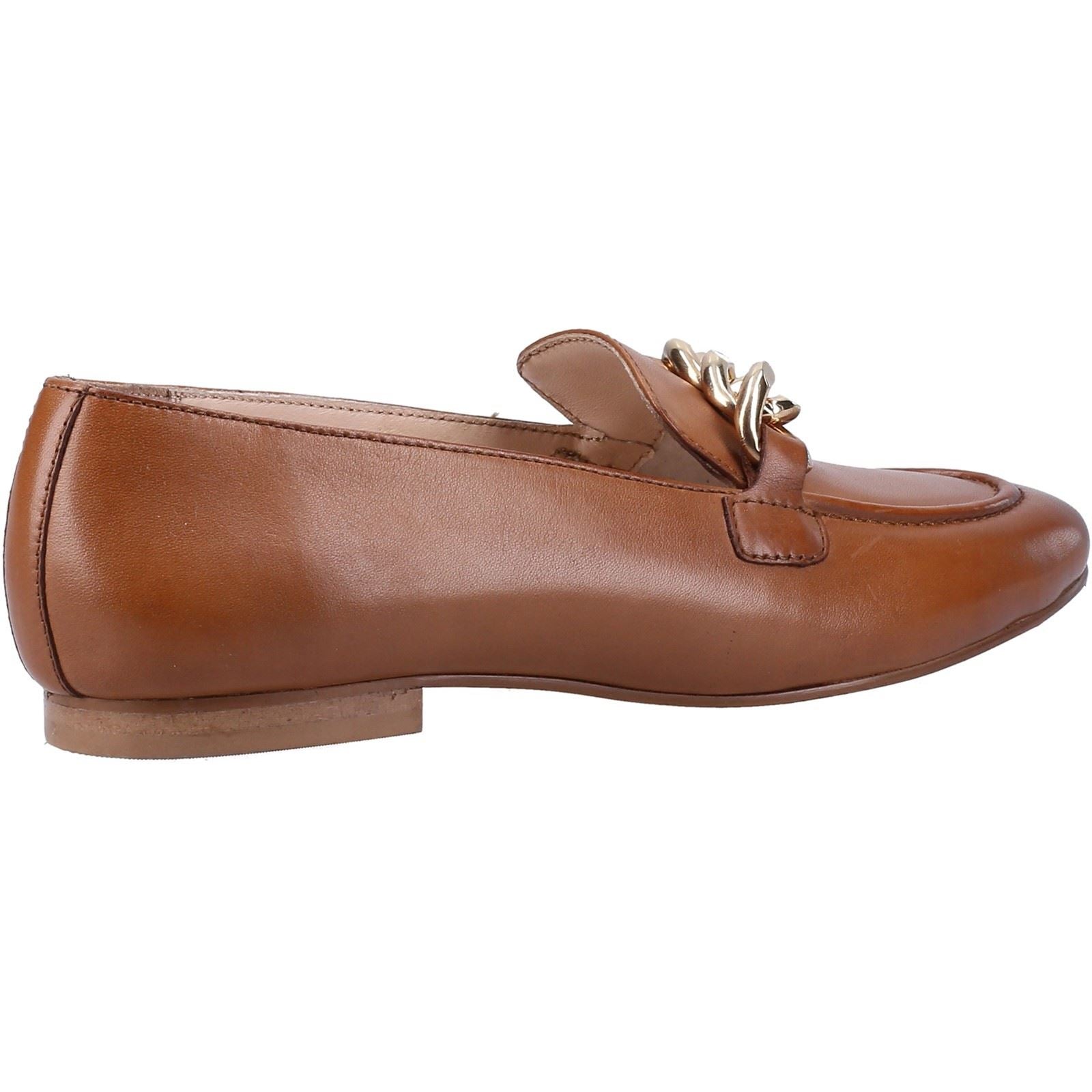 Hush Puppies Harper Chain Leder Loafer für Damen in Hellbraun