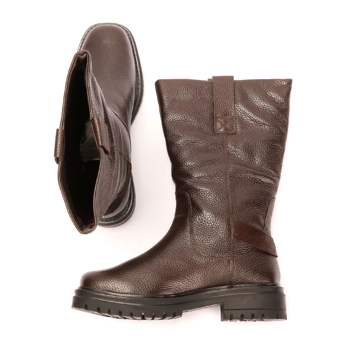 Osprey London The Gabarron Leder Damen Braune Stiefel