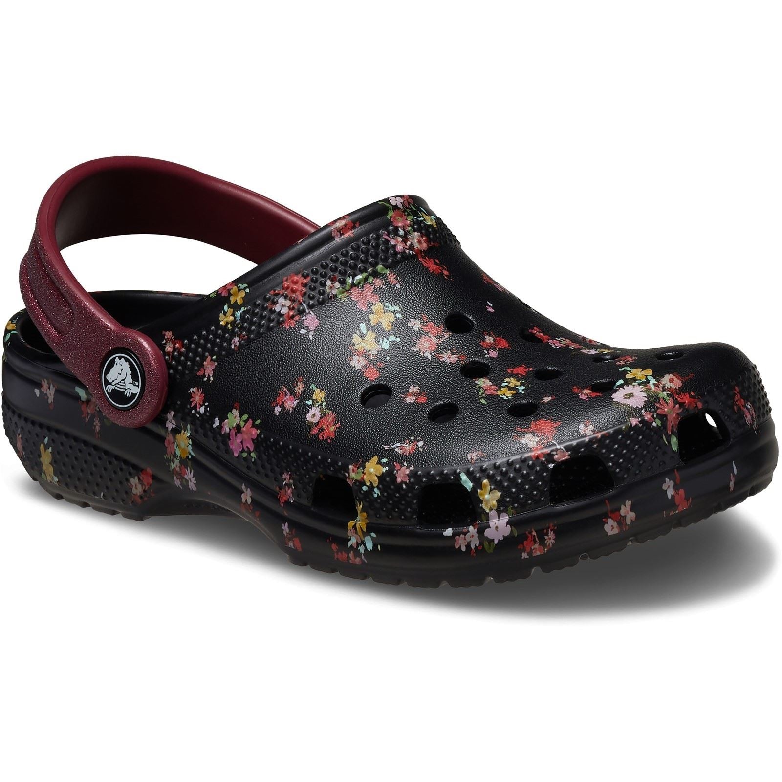Crocs Classic Graphic Thermoplastische Schwarze/Mehrfarbige Loafer