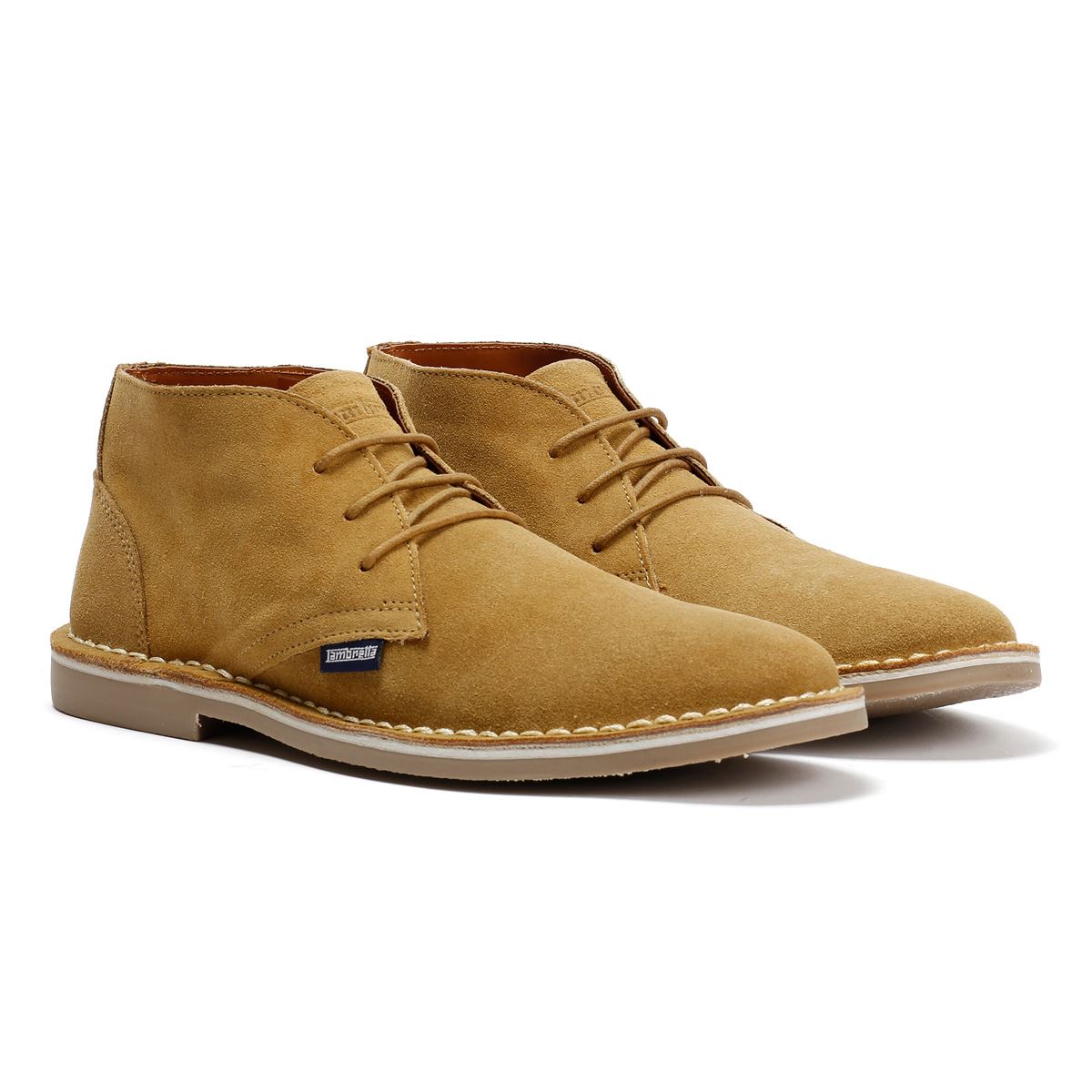 Lambretta Chiswick Wildleder Herren Braune Stiefel