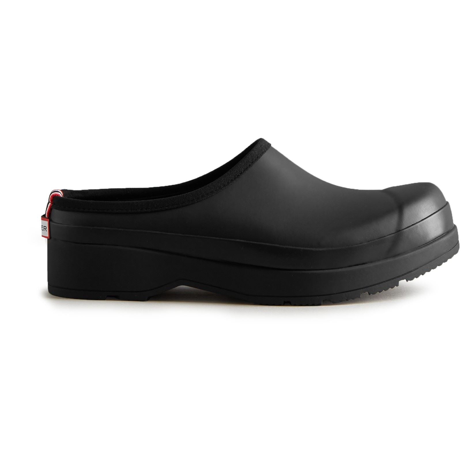 Hunter Play Clog Herren Gartenschuhe Aus Schwarzem Gummi