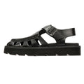 Clarks Originals Meadow Buckle Damen Sandalen Aus Schwarzem Leder