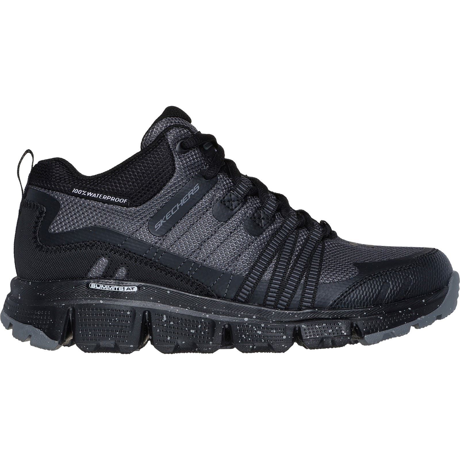 Skechers Summits At Wynnwood Synthetik Damen Wanderstiefel In Anthrazit/Schwarz