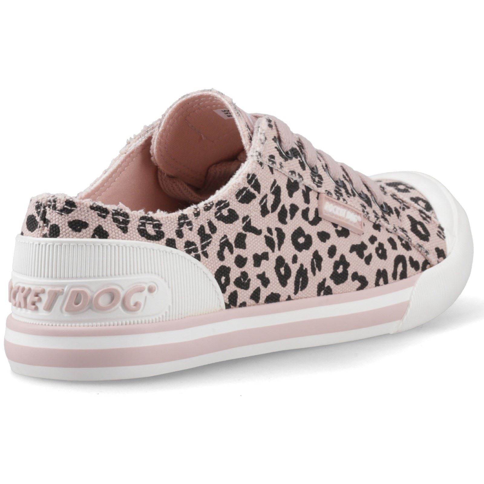Rocket Dog Jazzin Leon Baumwolle Damen Hellrosa Turnschuhe