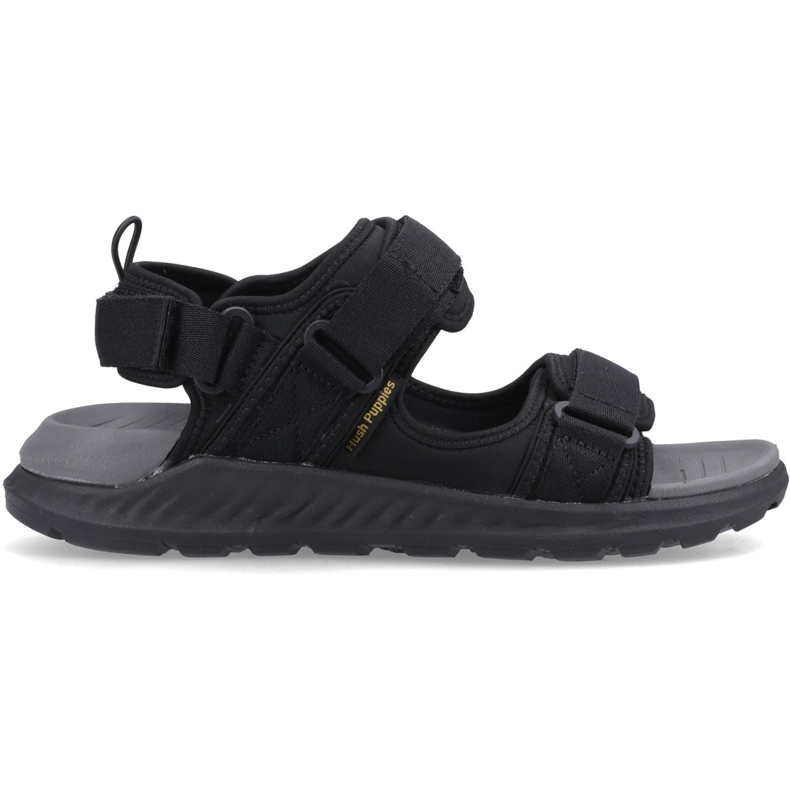Hush Puppies Leonardo Sandal Polyurethan Herren Schwarze Farbe Sandalen