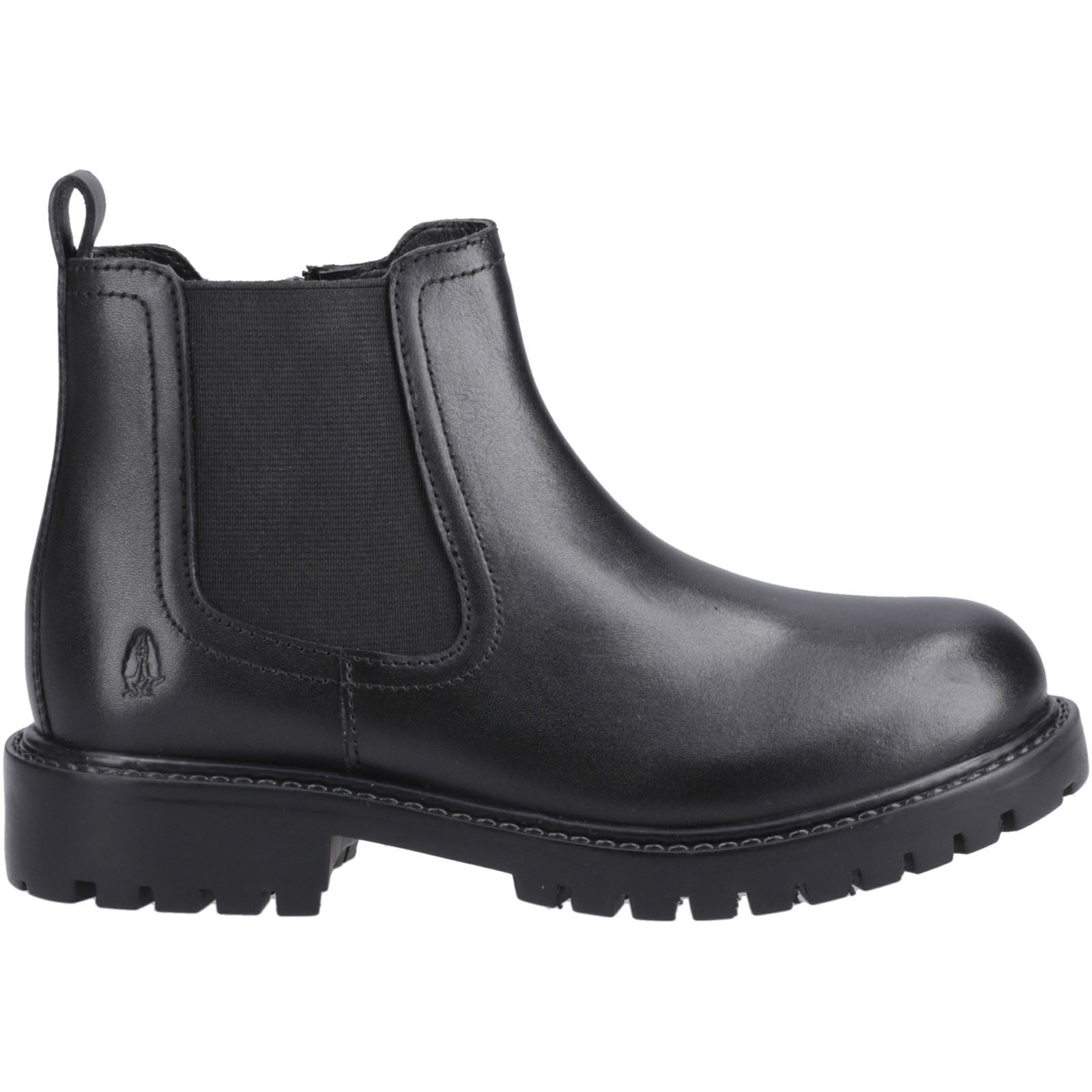 Hush Puppies Ariella Chelsea Mädchen Schwarze Farbe Lederstiefel