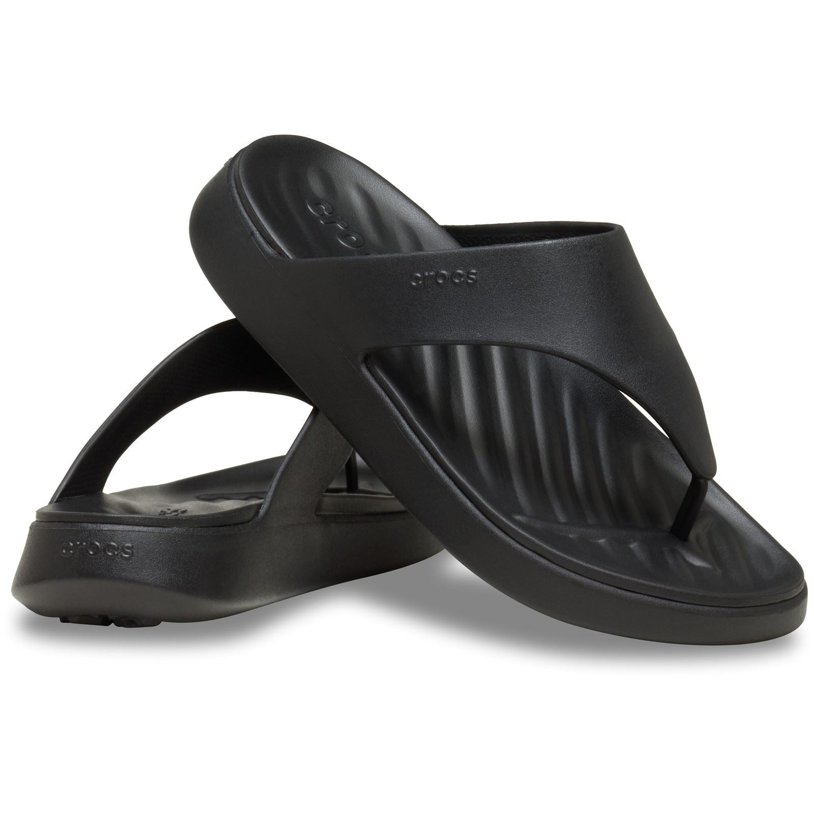 Crocs Getaway Triangle Eva Damen Schwarze Sandalen