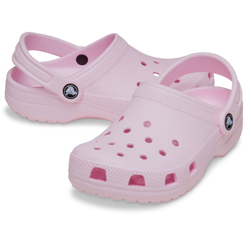 Crocs Toddler Classic Croslite Gummi Rosa Milch Loafers