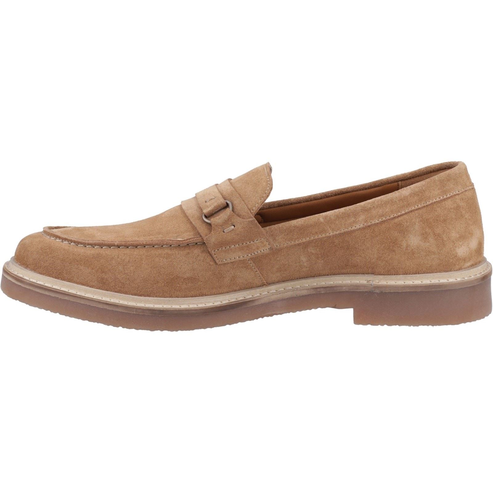 Hush Puppies Gryffin Herren Mokassins Aus Braunem Leder