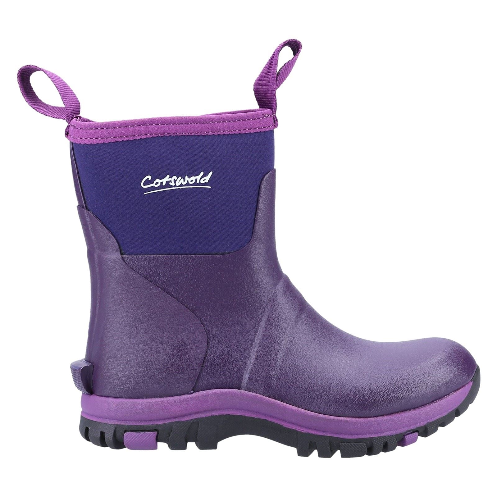 Cotswold Blaze TPR+Neopren Damen Lila Gummistiefel