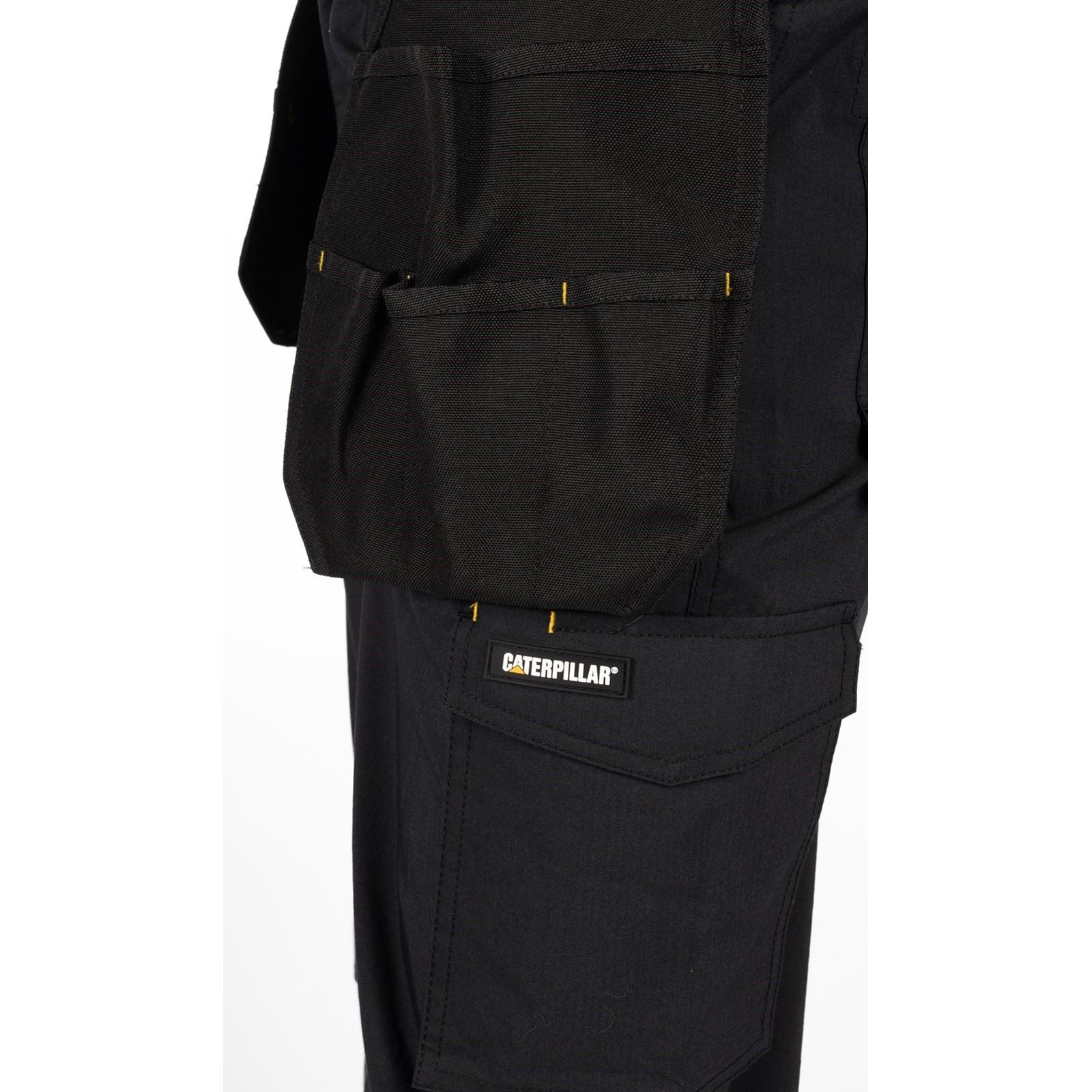 Caterpillar Nexus Holster Stretch Pocket Baumwoll Herren Schwarze Farbe Outdoor Hosen
