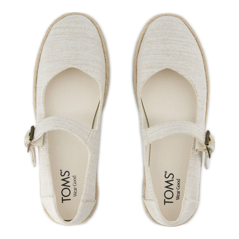 TOMS Carolina Mary Jane Damen Espadrilles Aus Natur Nylon