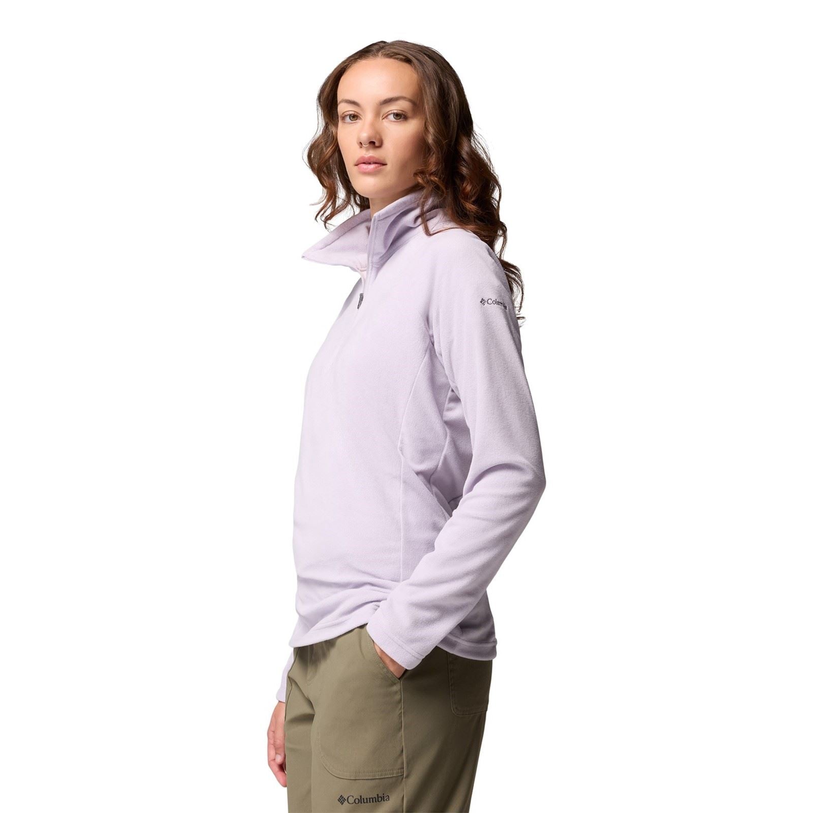 Columbia Glacial IV 1/2 Zip Damen Lila Fleecejacken