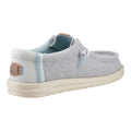 HEYDUDE Wally Jute Herren Mokassinschuhe Aus Jutegewebe In Cloud Blau/Dawn Blau