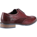 Hush Puppies Dustin Leder/Wildleder Herren Burgunder Brogue Schuhe