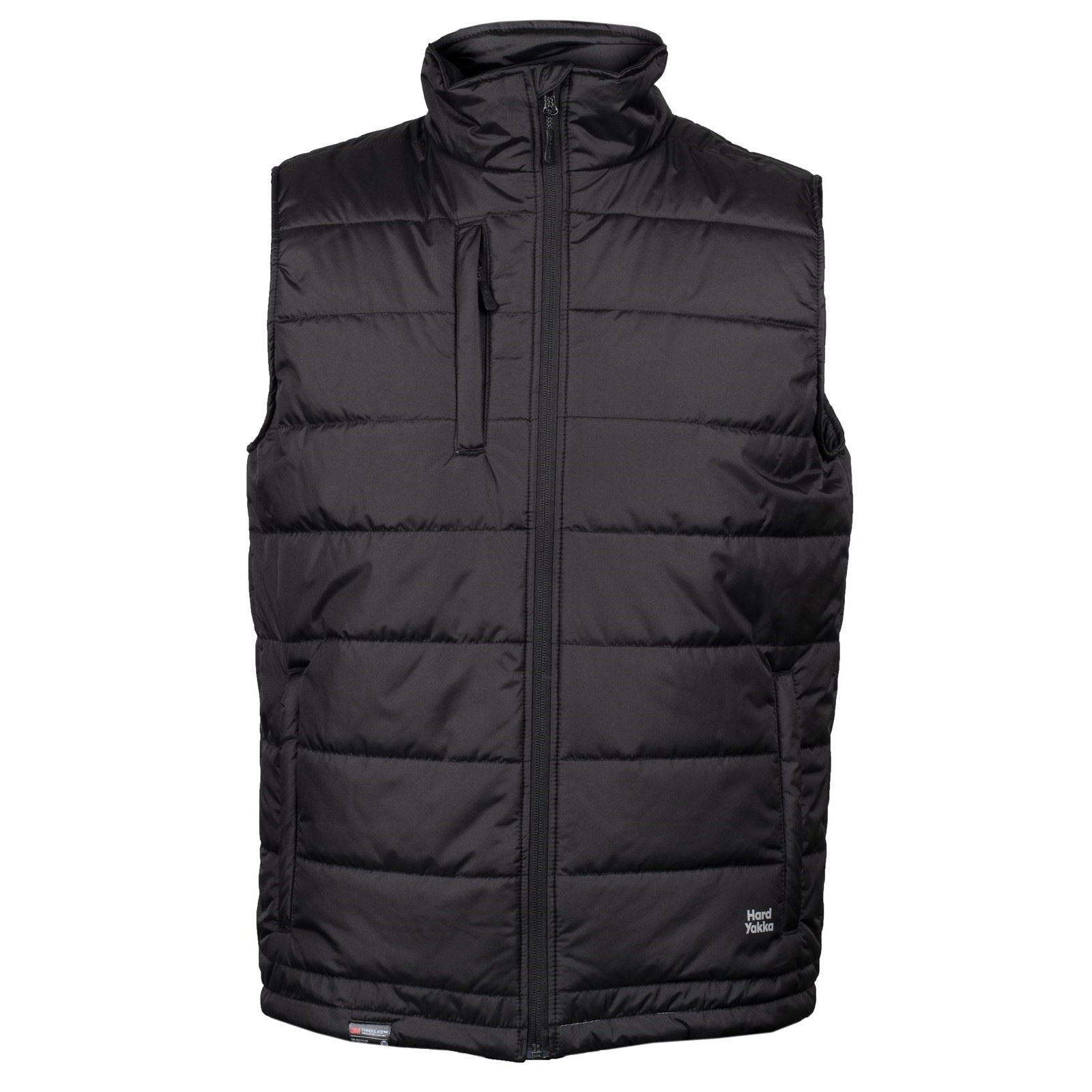 Hard Yakka Puffa 2.0 Vest Herren Schwarze Westen