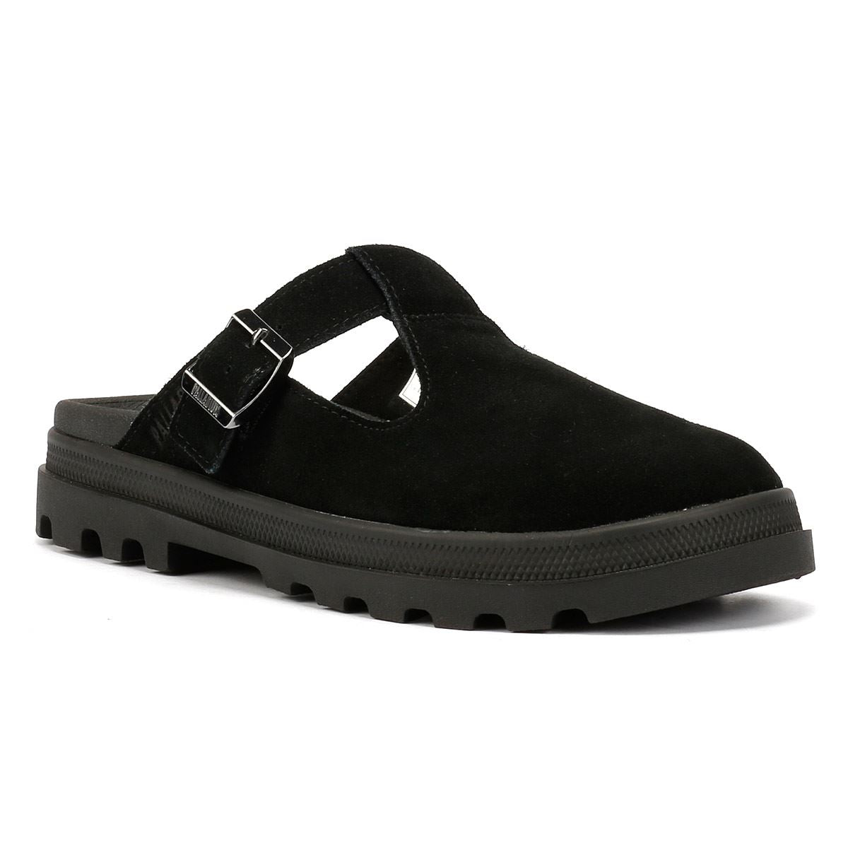 Palladium Dunelite Pyla Wildlederschuhe In Schwarz