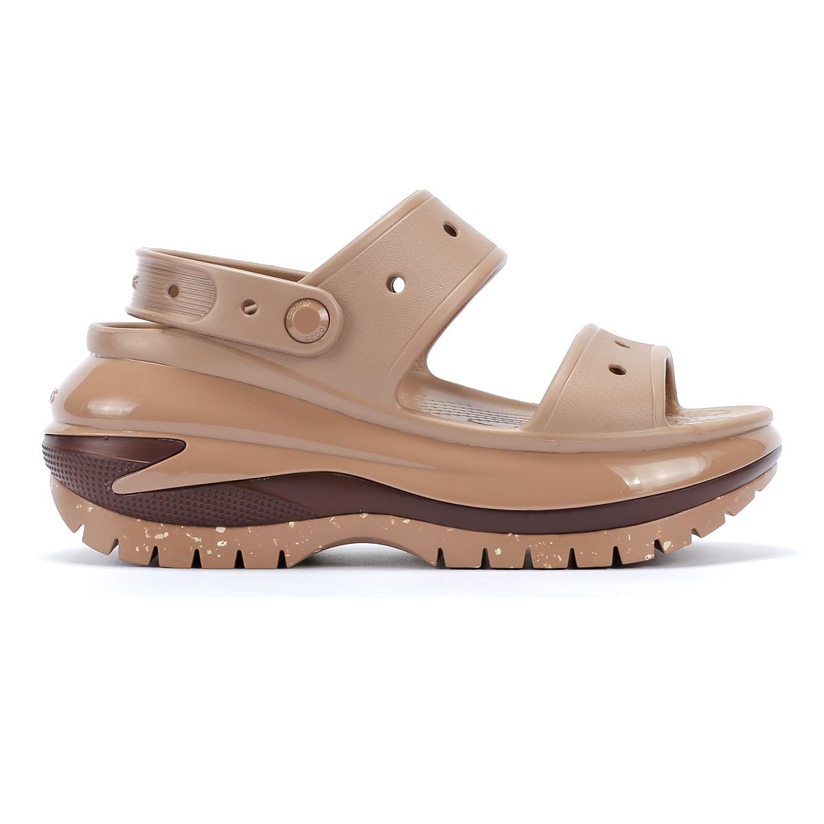 Crocs Mega Crush Latte Sandalen