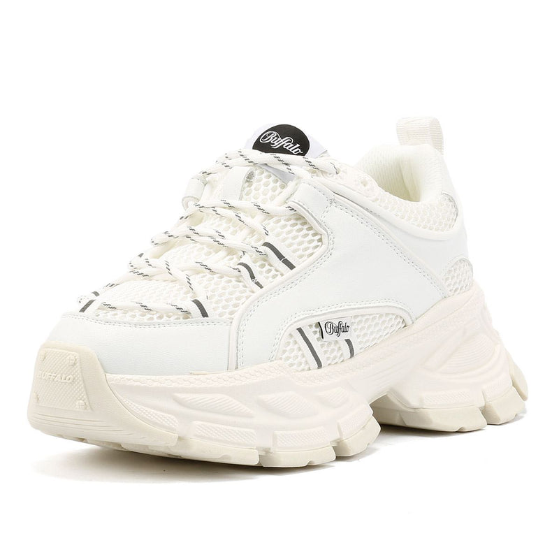 Buffalo Saturn Lace Damen Weiße Turnschuhe