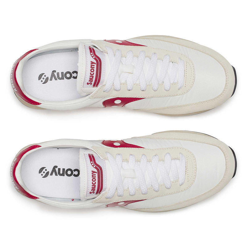 Saucony Trainer 80 Wildleder Weiße Turnschuhe