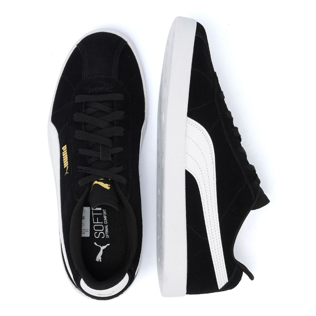 Puma Club II Schwarze Wildleder-Sneakers