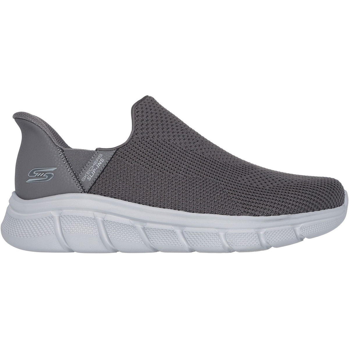 Skechers BOBS Sport B Flex Resilient Textil Herren Graue Sneakers