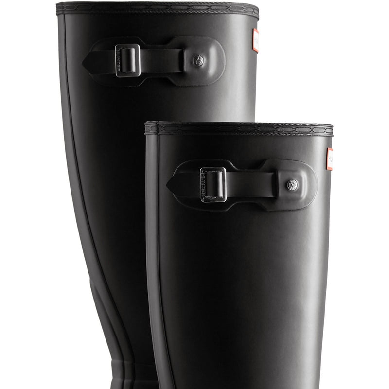 Hunter Original Tall Wide Gummistiefel Für Damen In Schwarz