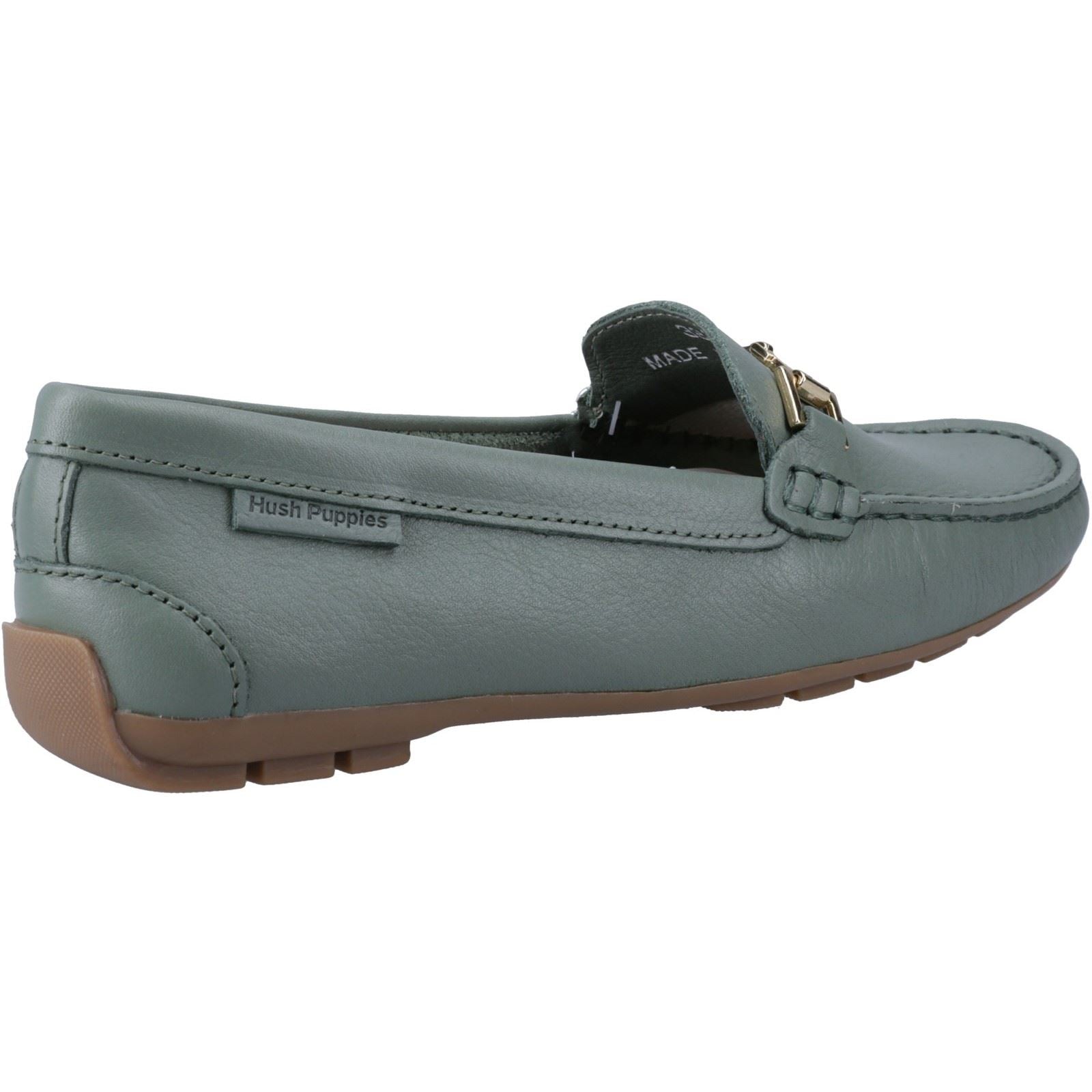 Hush Puppies Eleanor Leder Damen Slipper Sage