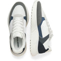 Jack & Jones Aspire Runner Polyurethan Herren Sneaker In Weiß/Castlerock/Navy Blau