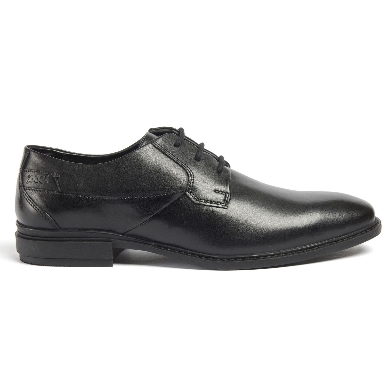 Pod Smyth Herrenschuhe Aus Schwarzem Leder Mit Schnürung