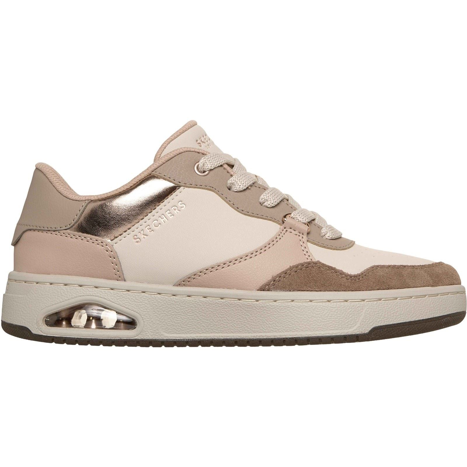 Skechers UNO CTL - Subtle Shimmer Polyurethan Damen Sneakers Taupe/Multi