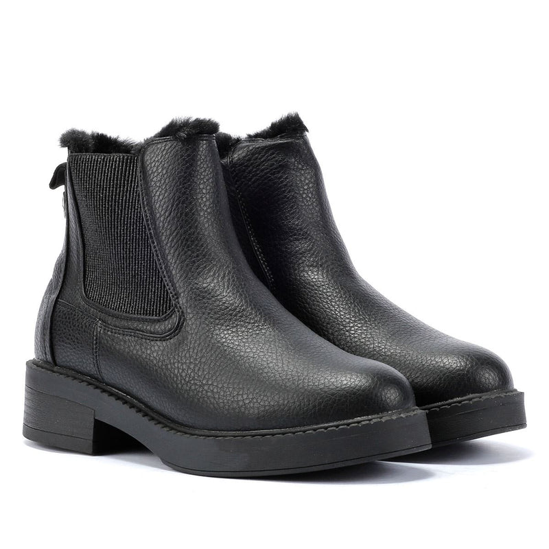Blowfish Malibu Vera Cozy Damen-Schwarzstiefel Aus Kunstleder