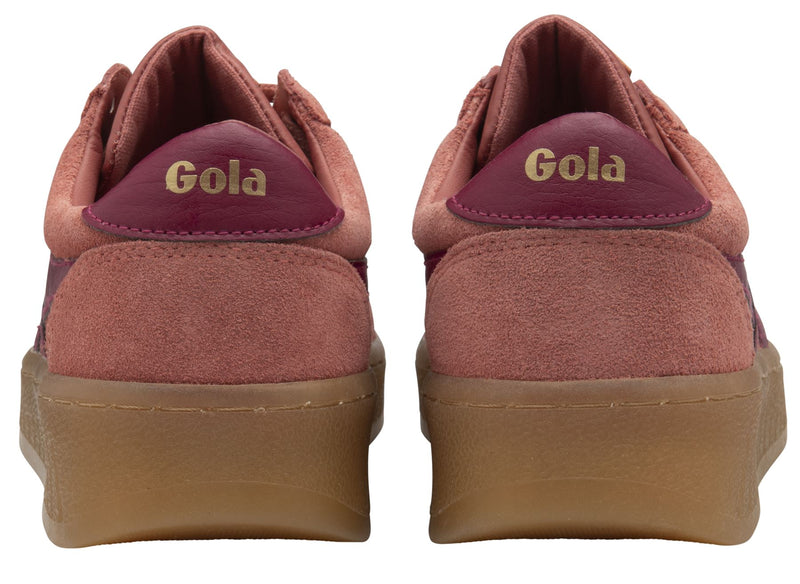 Gola Grandslam Wildleder Damen Rosa Sneakers