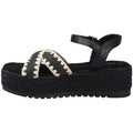 Hush Puppies Jemma Espadrille Polyurethan Damen Schwarze Farbe Sandalen