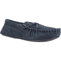 Hush Puppies Clyde Wildleder Herren Hausschuhe In Marineblau