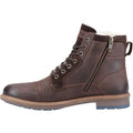 Hush Puppies Jordan Herren Leder Stiefeletten in Braun