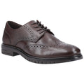 Hush Puppies Santiago Herren Brogues Schuhe Aus Braunem Leder