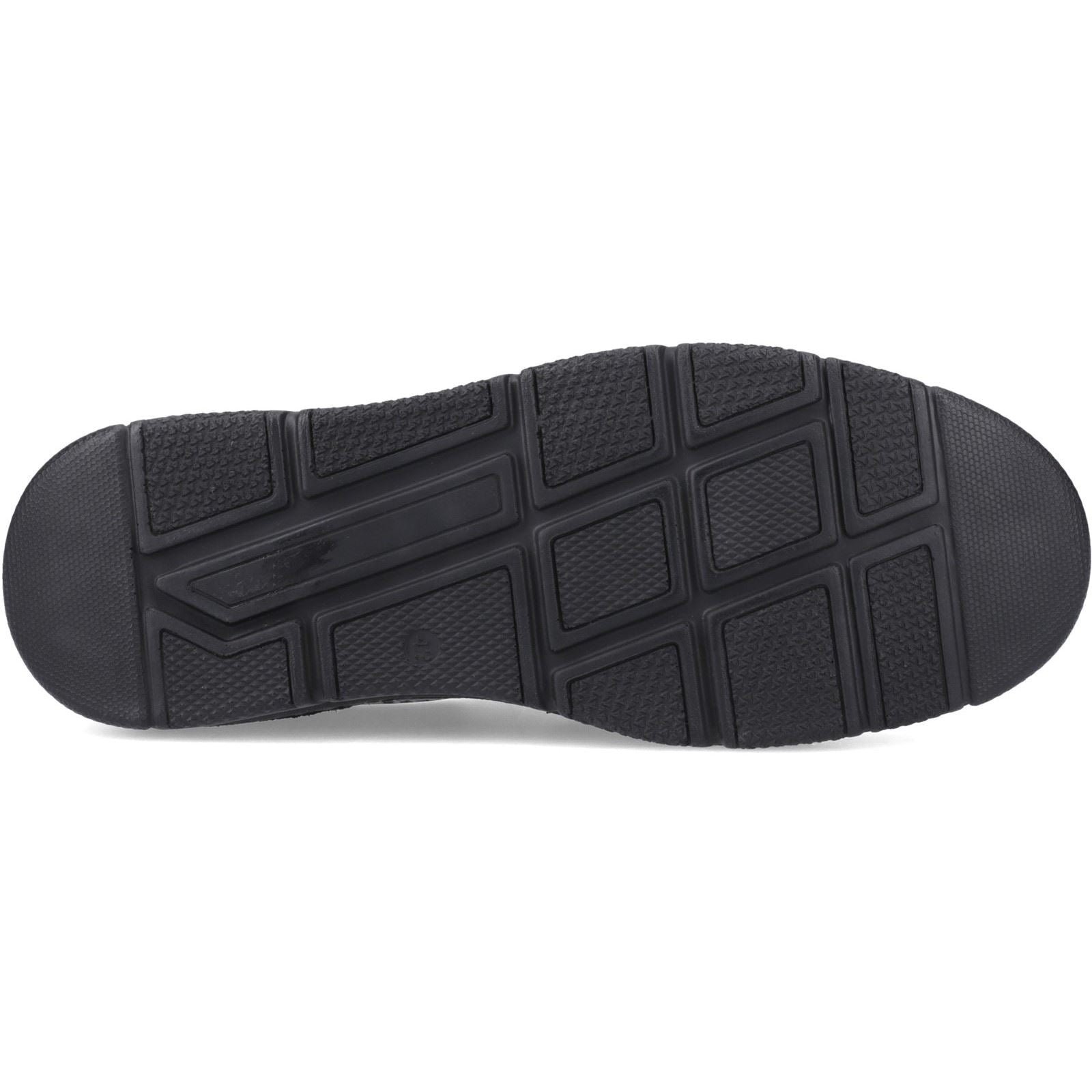Hush Puppies Franklin Lace Up Shoe Leder Herren Schwarze Loafer