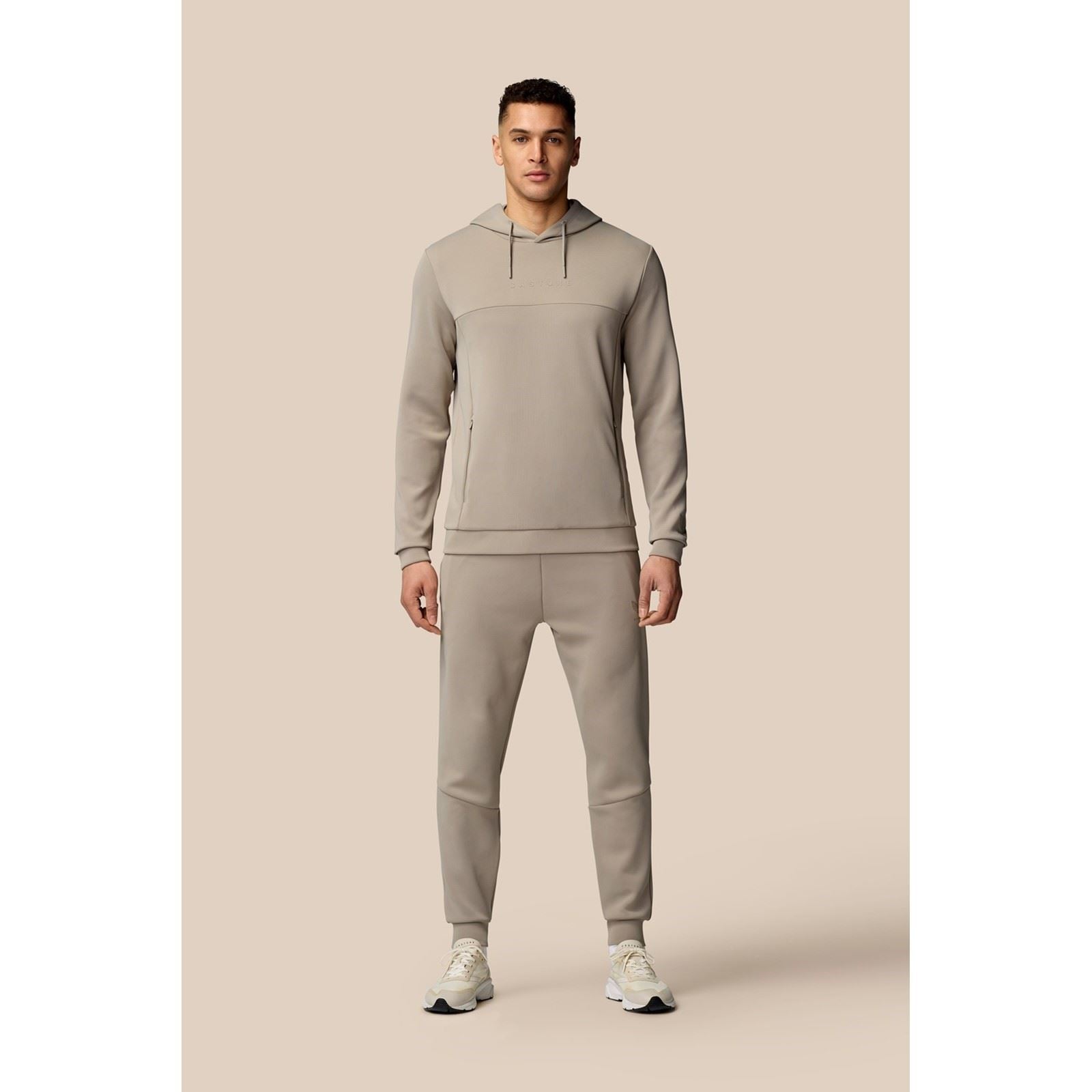 Castore Scuba Hoody Polyester Herren Brauner Kapuzenpullover