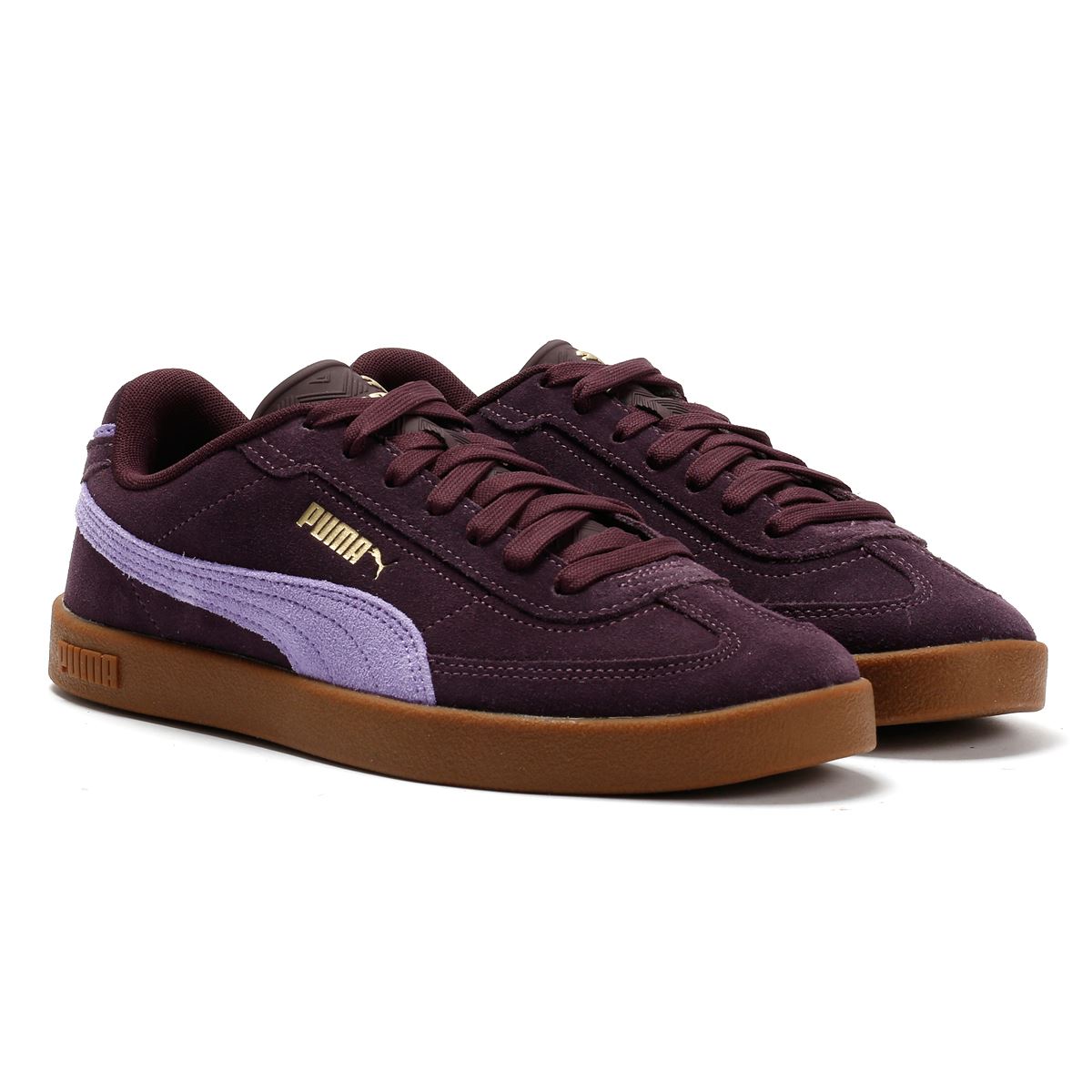 Puma Club II Era Wildleder Lila Sneakers