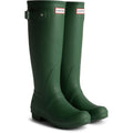 Hunter Original Tall Tartan Back Strap Damen Gummistiefel In Grün
