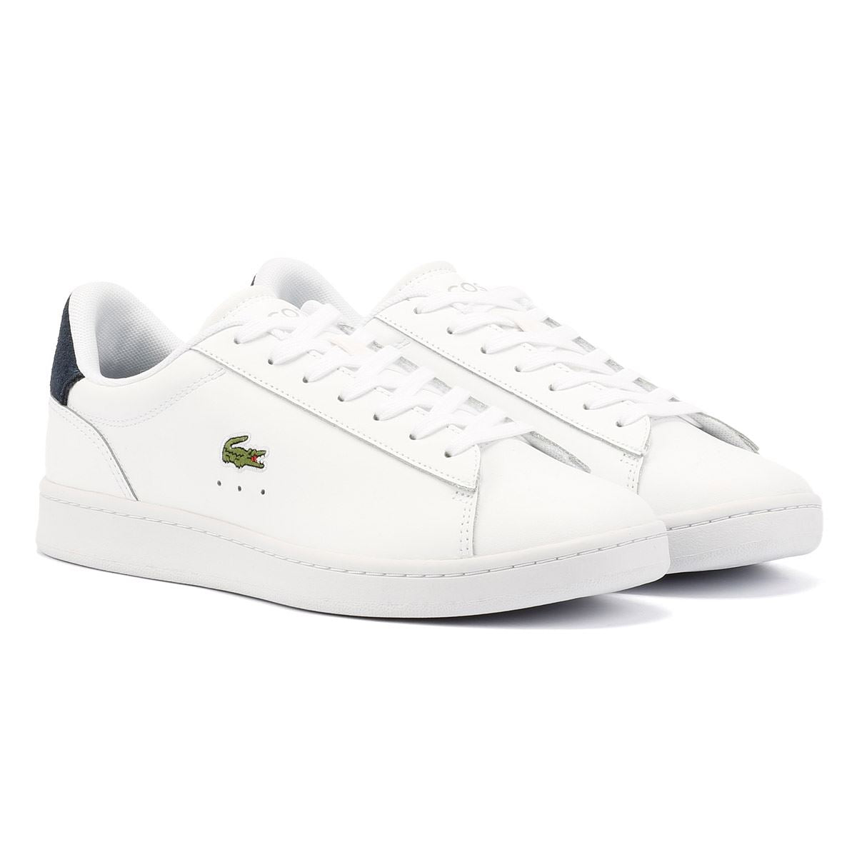 Lacoste Carnaby Weiße Ledersneaker Für Herren